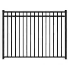 2 or 3 rails Flat Top Galvanized Steel with Powders coating Bar pipe tubes Safety Fencing for Ground Park Garden fence barrier